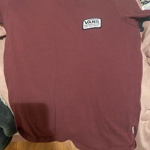 Maroon vans top